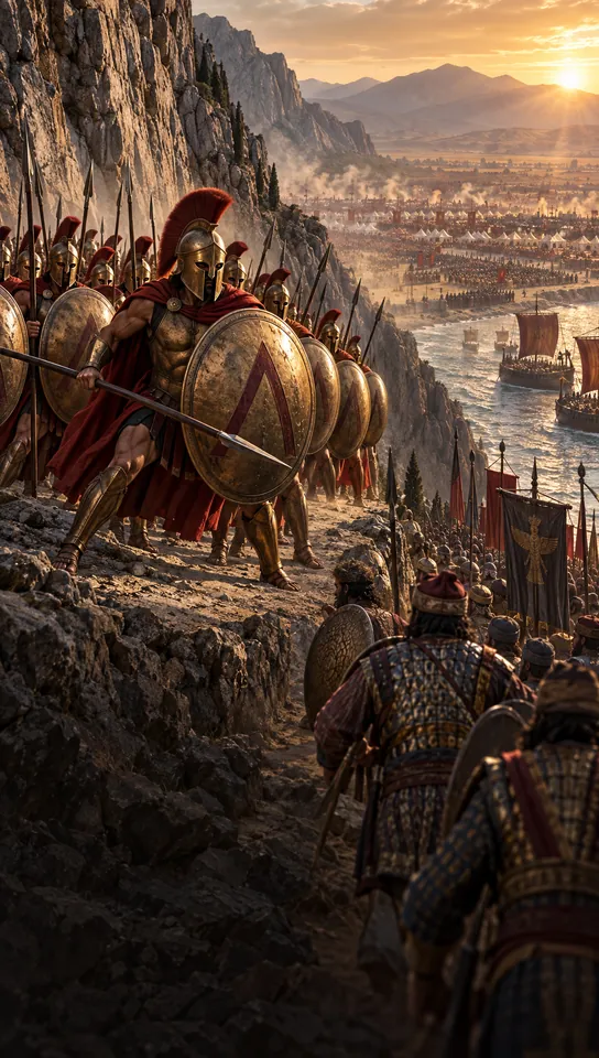 Spartans in the pass