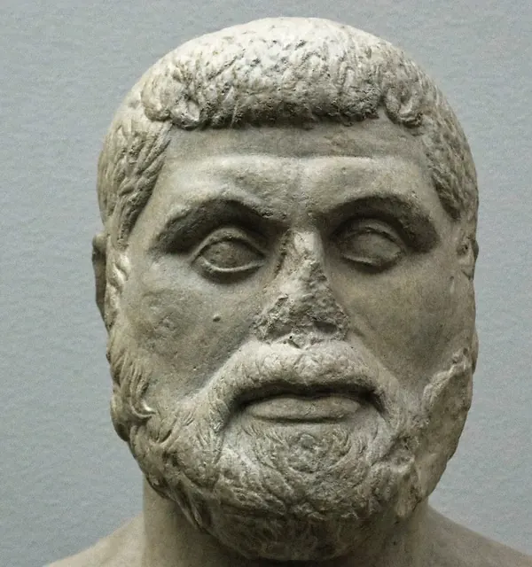 Herm of Themistocles, Roman copy of a Greek original of c. 470 BC (Ostia)